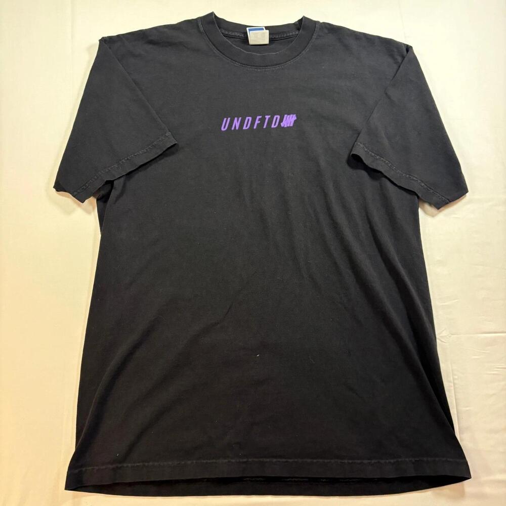 Undefeated Summer League T Shirt Mens Large Black Lakers Purple Yellow Graphic